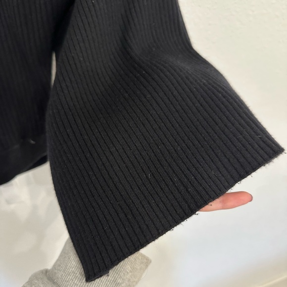 Splendid Black Ribbed knit lounge sweater pants - Picture 6 of 7